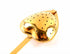 GOLD Heart Shaped Tea Infuser & Spoon Stainless Steel