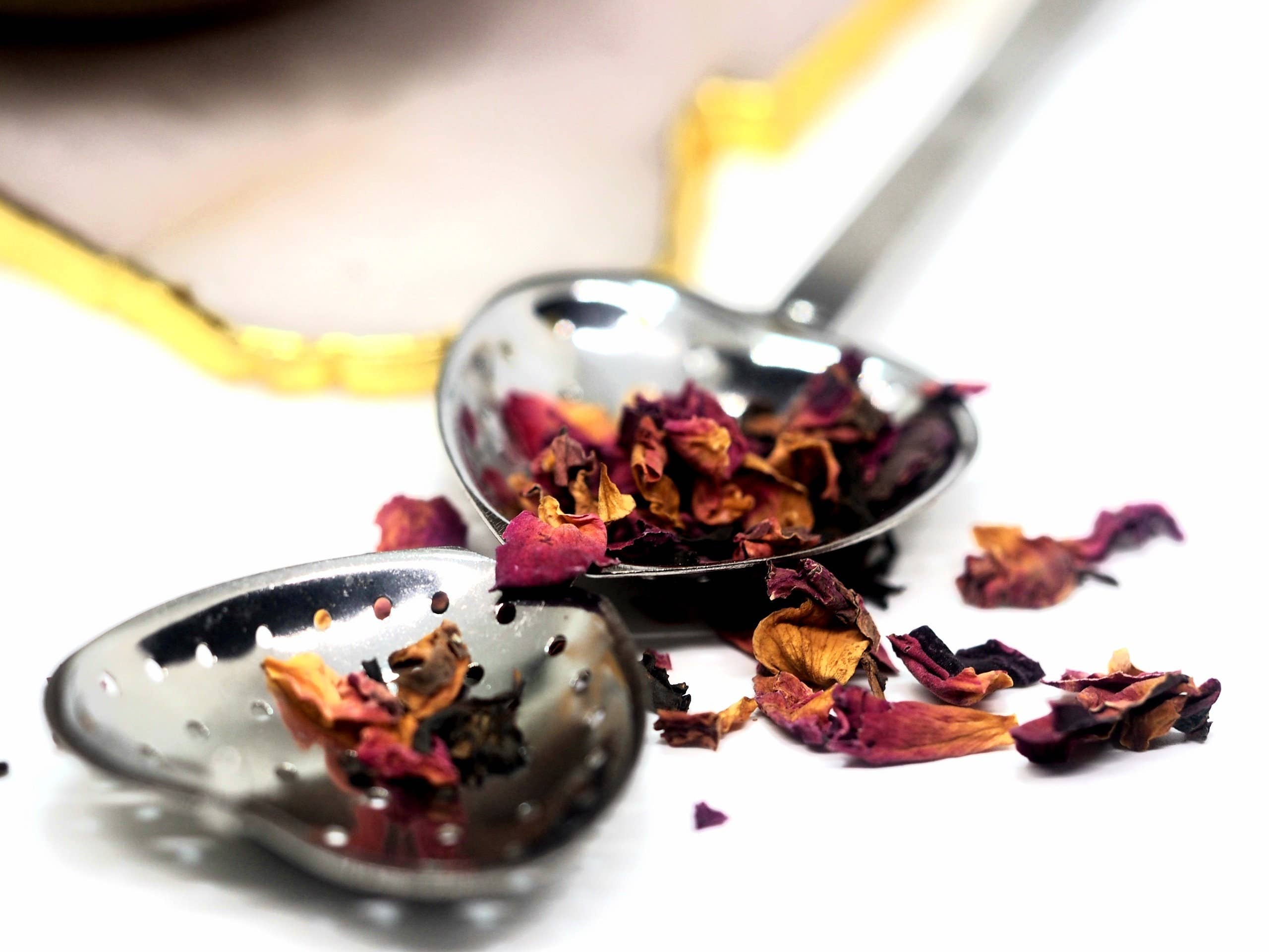 Heart Shape Tea Strainer Spoon Ready To Ship Loose Herb